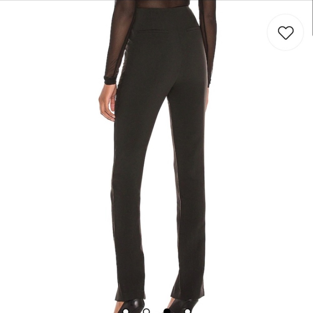 Nbd (Revolve) Split Front Trouser Pants - Black - image 4